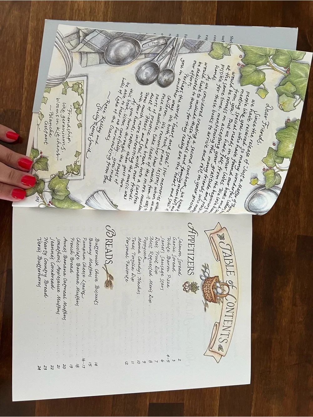 Cottagecore Heart & Soul Favorite Recipes from Family & Friends Cookbook